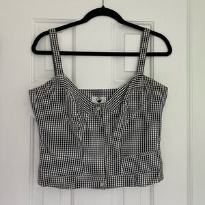 Thierry Mugler Gingham Top